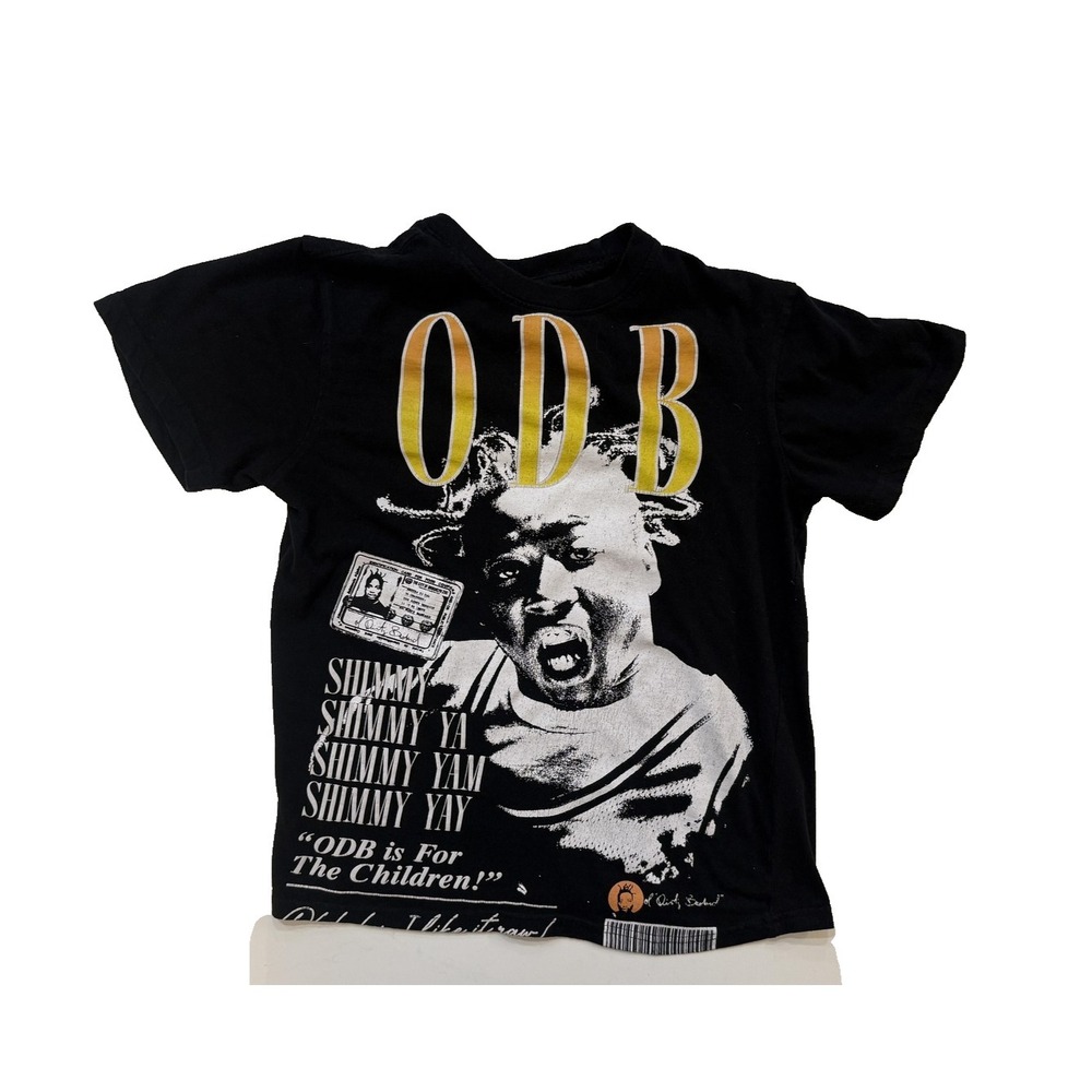Ol Dirty Bastard‎ ODB Shirt Mens SM Black Reason For The Children Hip Hop Rap